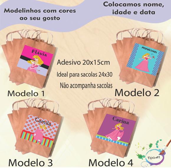 Adesivo para Sacola 20x15 -aurora