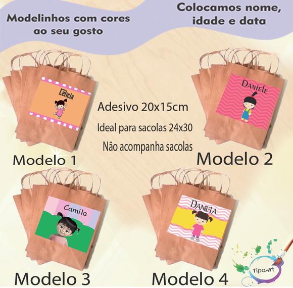 Adesivo para Sacola 20x15 -boo