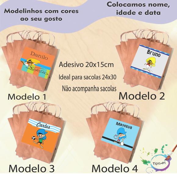 Adesivo para Sacola 20x15 -ligeirinho