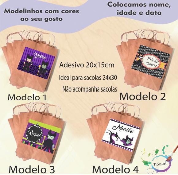 Adesivo para Sacola 20x15 -malevola
