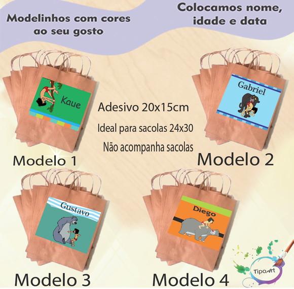 Adesivo para Sacola 20x15 -mogli
