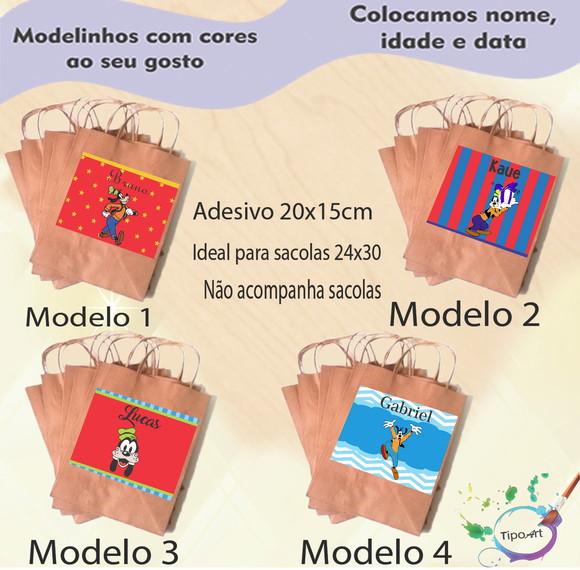 Adesivo para Sacola 20x15 -pateta