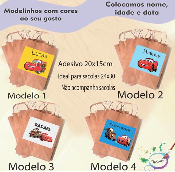 Adesivo para Sacola 20x15 -relâmpago