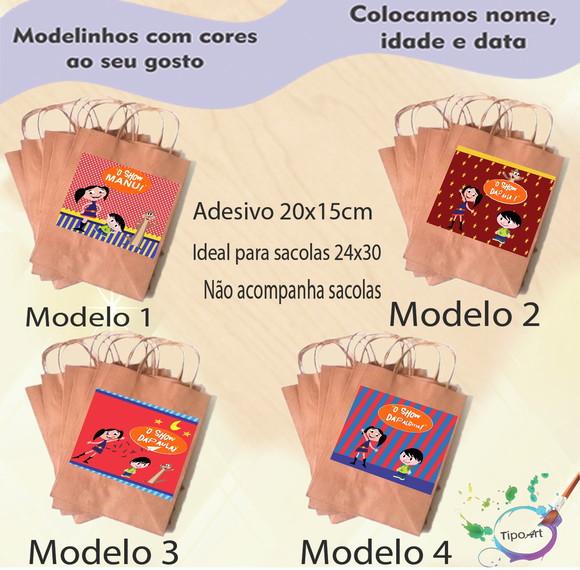 Adesivo para Sacola 20x15 -show da Luna