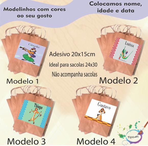 Adesivo para Sacola 20x15 -timão
