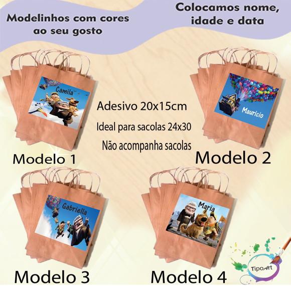 Adesivo para Sacola 20x15 -up Altas Aventuras
