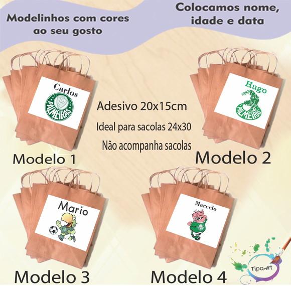 Adesivo para Sacola 20x15 -verdão