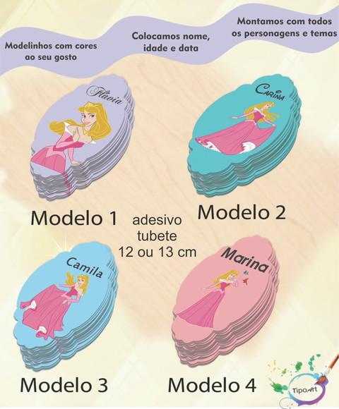 Adesivo para Tubete 12 ou 13 Cm-aurora