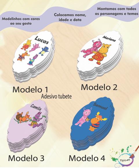 Adesivo para Tubete 12 ou 13 Cm-backyardigans