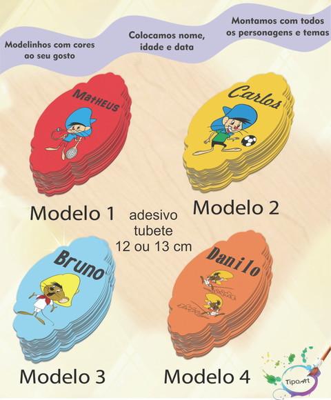 Adesivo para Tubete 12 ou 13 Cm-ligeirinho
