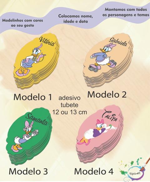 Adesivo para Tubete 12 ou 13 Cm-margarida