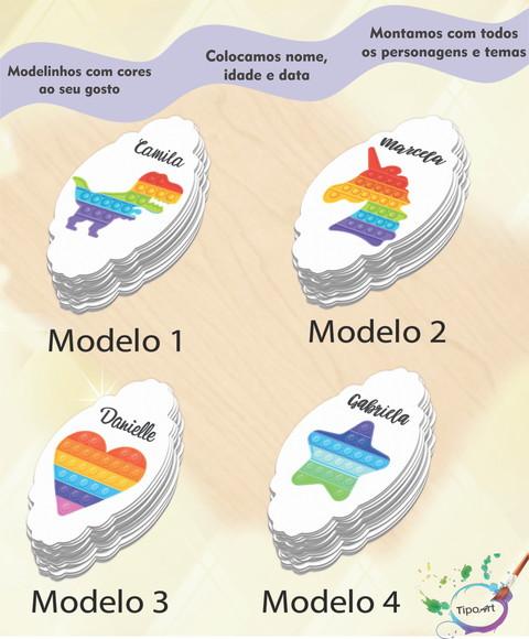 Adesivo para Tubete 12 ou 13 Cm-pop Fidget
