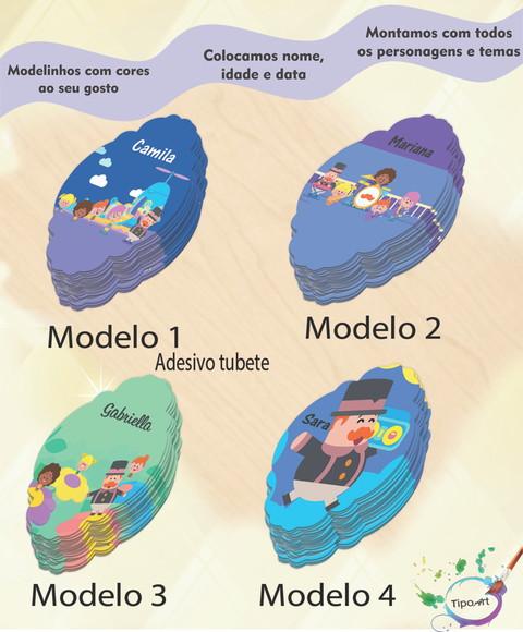Adesivo para Tubete 12 ou 13 Cm-radio Bita