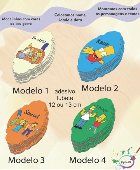 Adesivo para Tubete 12 ou 13 Cm-simpson
