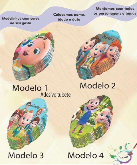 Adesivo para Tubete 12 ou 13 Cm-super Jojo