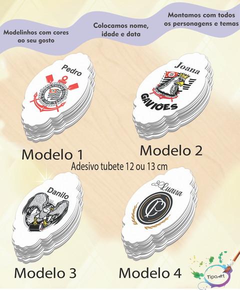 Adesivo para Tubete 12 ou 13 Cm-timão