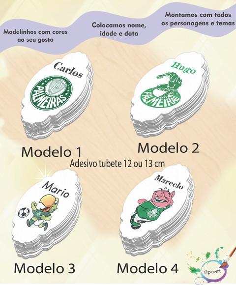 Adesivo para Tubete 12 ou 13 Cm-verdão