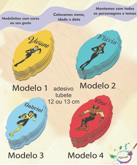 Adesivo para Tubete 12 ou 13 Cm-x Mens