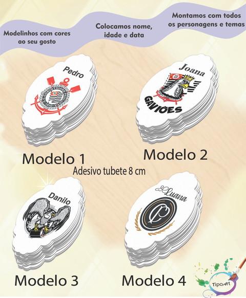 Adesivo para Tubete 8 cm -timão