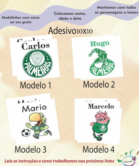 Adesivo Quadradinho 10x10 Cm-verdão