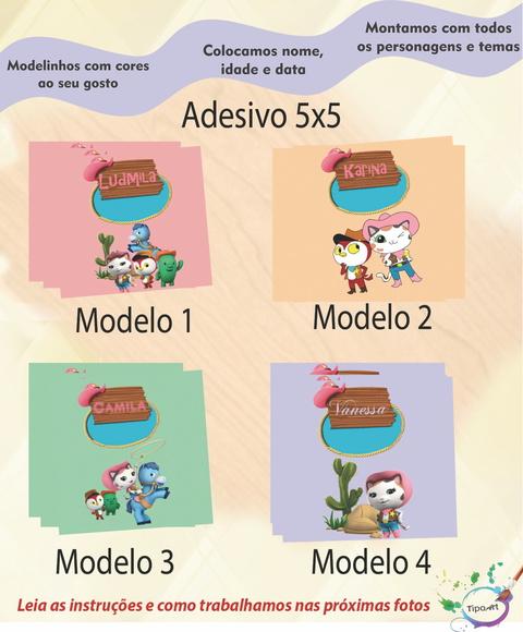 Adesivo Quadradinho 5x5- Sheriff Calie