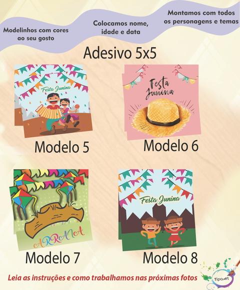 Adesivo Quadradinho-festa Junina
