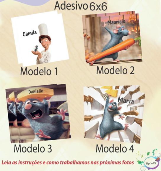 Adesivo Quadrado 6x6