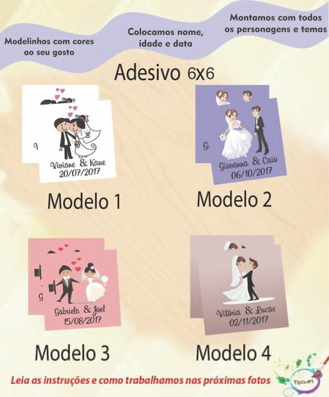 Adesivo Quadrado 6x6-casal