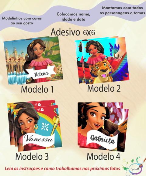 Adesivo Quadrado 6x6-elena de Avalor
