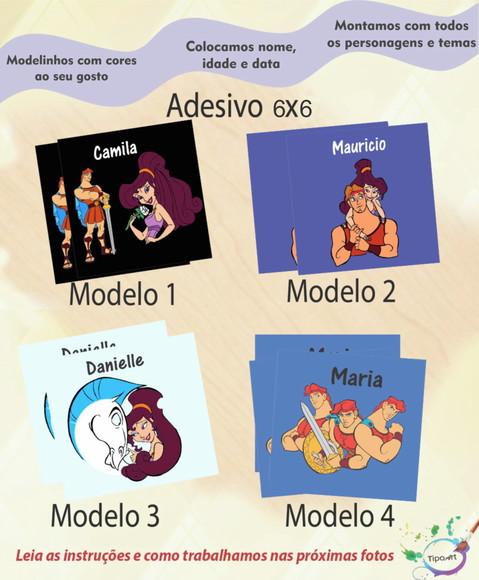 Adesivo Quadrado 6x6-hercules