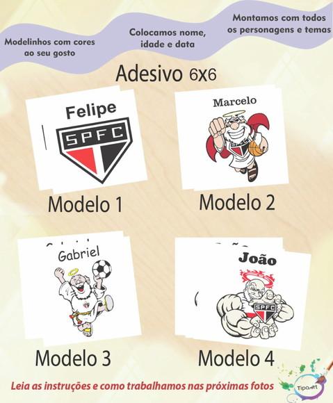 Adesivo Quadrado 6x6-sp
