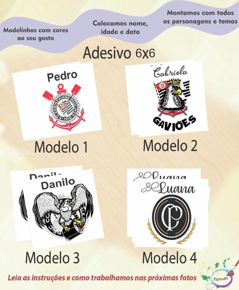 Adesivo Quadrado 6x6-timão