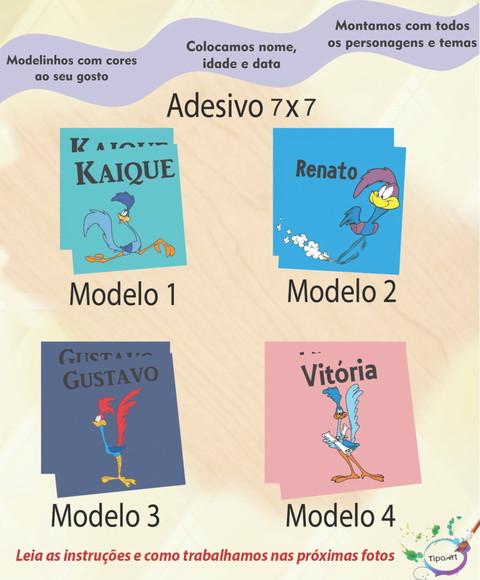 Adesivo Quadrado 7x7-papaleguas