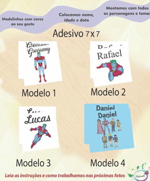 Adesivo Quadrado 7x7-rcapitão Planeta