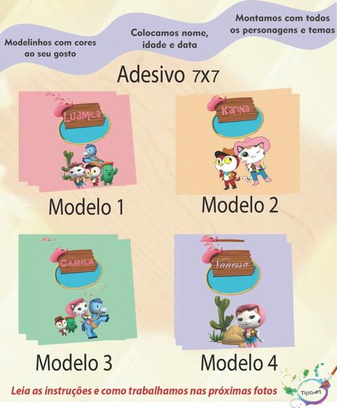 Adesivo Quadrado 7x7-sheriff Calie
