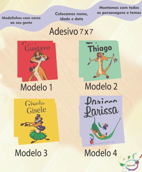 Adesivo Quadrado 7x7-timão