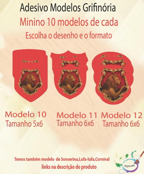 Adesivo- Formato Especial-grifinória