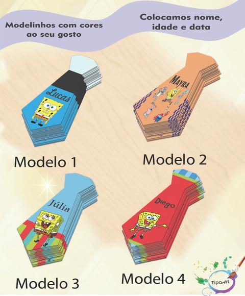 Adesivo(formato Gravata)-bob Esponja