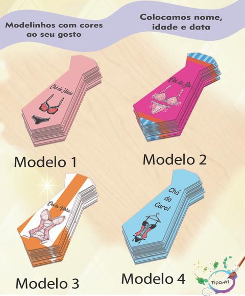Adesivo(formato Gravata)-chá de Lingerie#1