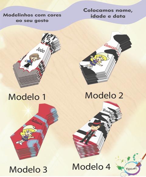Adesivo(formato Gravata)-cowboy
