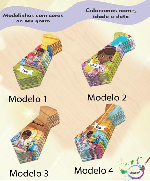 Adesivo(formato Gravata)-doutora Brinquedos
