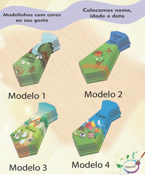 Adesivo(formato Gravata)-fazendinha