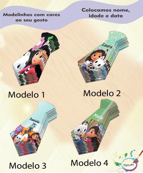 Adesivo(formato Gravata)-gabi Casa Mágica