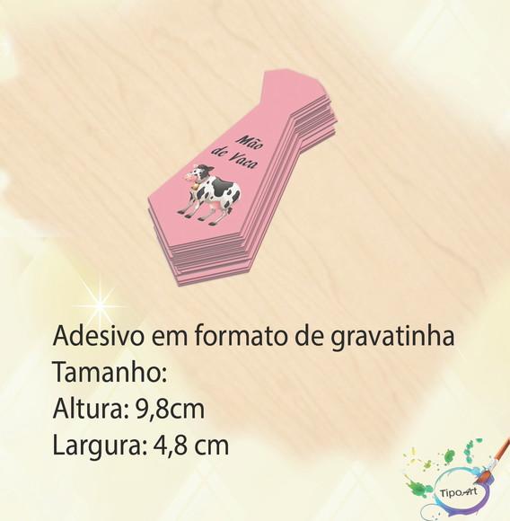 Adesivo(formato Gravata)-lua de Mel#3