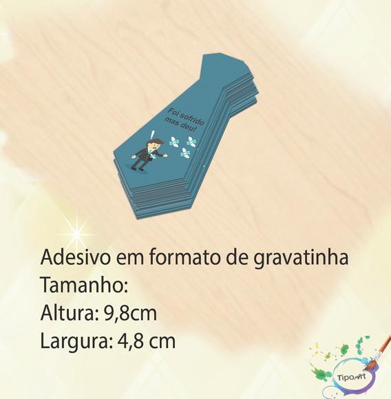Adesivo(formato Gravata)-lua de Mel#13