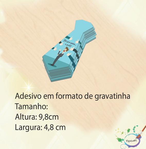 Adesivo(formato Gravata)-lua de Mel#14