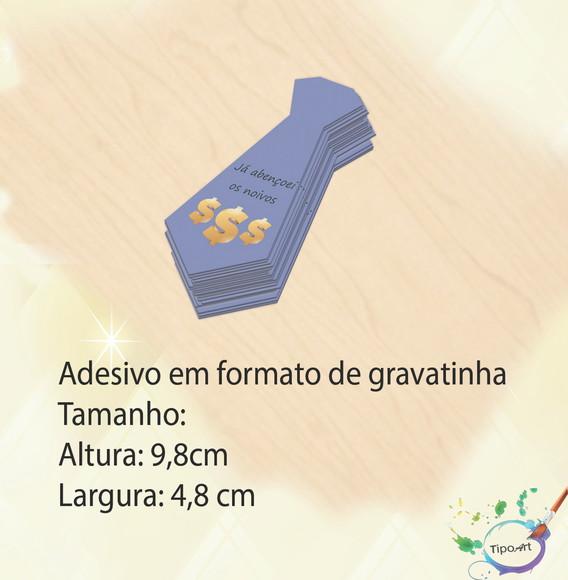 Adesivo(formato Gravata)-lua de Mel#5