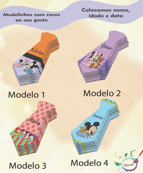 Adesivo(formato Gravata)-mickey Baby