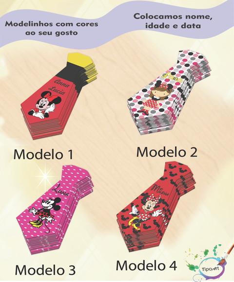 Adesivo(formato Gravata)-minnie