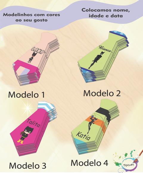 Adesivo(formato Gravata)-mulher Gato